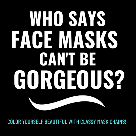 "Black Is Beautiful" Mask Chain